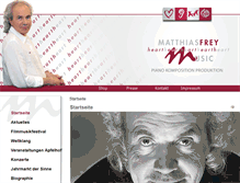 Tablet Screenshot of matthias-frey.com